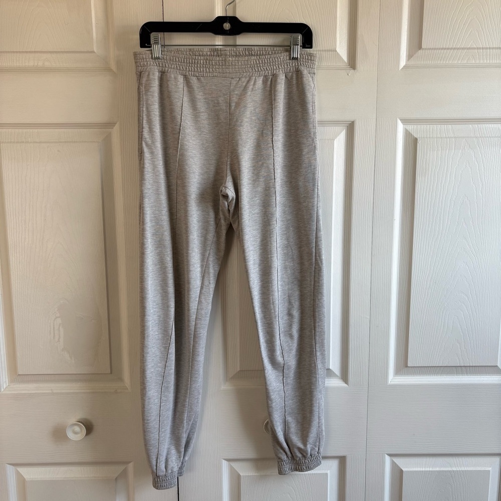 Chloe Grey French Terry Jogger Sweatpants Soft Minimalist Gorpcore Workout XS